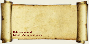 Jovana Toskić vizit kartica